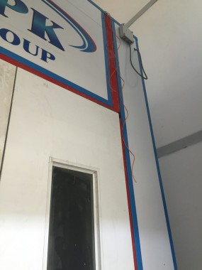 Окрасочно-сушильная камера для дизельных двигателей. Завод по производству дизельных двигателей "Астана Дизель Сервис", Астана (Казахстан)