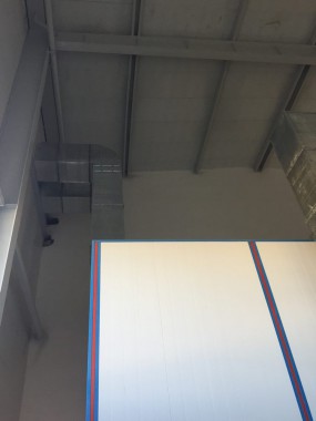 Окрасочно-сушильная камера для дизельных двигателей. Завод по производству дизельных двигателей "Астана Дизель Сервис", Астана (Казахстан)