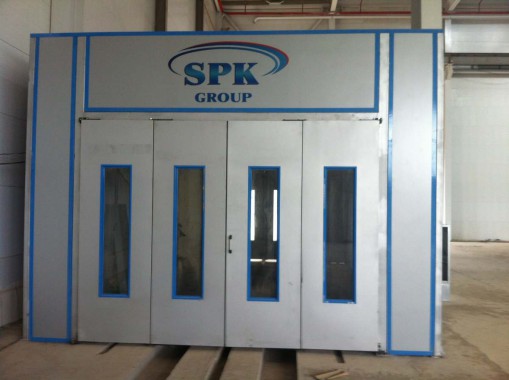 Проходная моечная камера для деталей дизельных двигателей. Завод по производству дизельных двигателей GEVO для локомотивов в Астане (Казахстан)