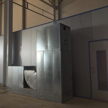 Проходная моечная камера для деталей дизельных двигателей. Завод по производству дизельных двигателей GEVO для локомотивов в Астане (Казахстан)