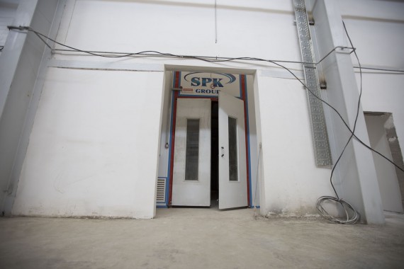 Окрасочно-сушильная камера для дизельных двигателей. Завод по производству дизельных двигателей "Астана Дизель Сервис", Астана (Казахстан)