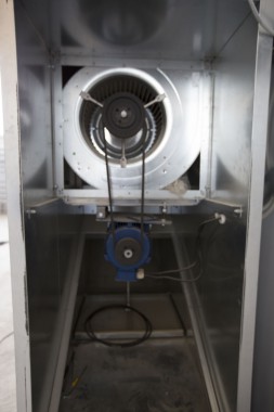 Окрасочно-сушильная камера для дизельных двигателей. Завод по производству дизельных двигателей "Астана Дизель Сервис", Астана (Казахстан)