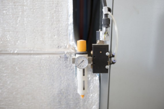 Окрасочно-сушильная камера для дизельных двигателей. Завод по производству дизельных двигателей "Астана Дизель Сервис", Астана (Казахстан)