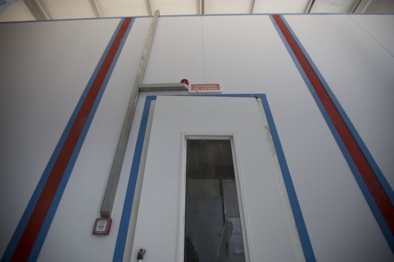 Окрасочно-сушильная камера для дизельных двигателей. Завод по производству дизельных двигателей "Астана Дизель Сервис", Астана (Казахстан)