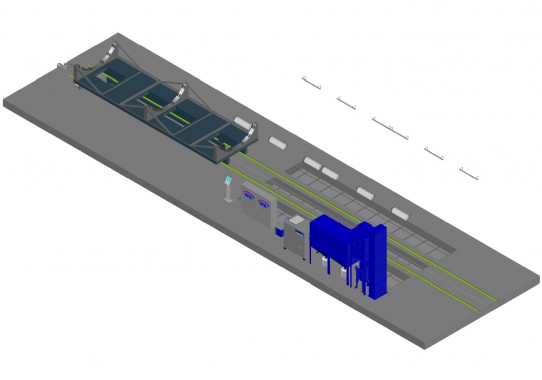 Дробеструйная камера тупикового типа SPK-16.6.6