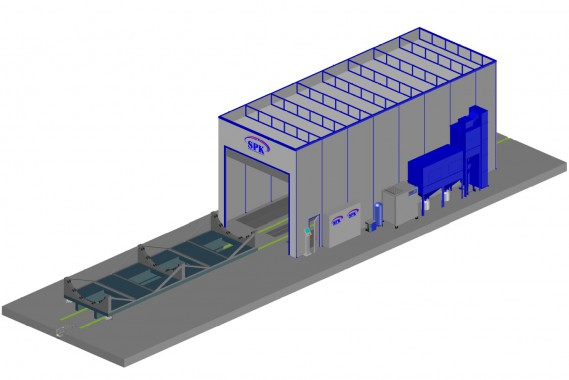 Дробеструйная камера тупикового типа SPK-16.6.6