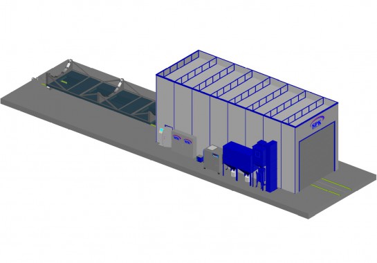 Дробеструйная камера тупикового типа SPK-16.6.6