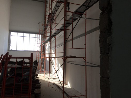 Камера для хранения и смешивания красок. Завод по производству дизельных двигателей Gevo для локомотивов, г. Астана (Казахстан)