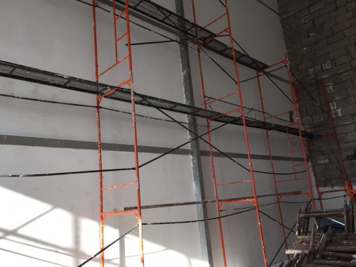 Камера для хранения и смешивания красок. Завод по производству дизельных двигателей Gevo для локомотивов, г. Астана (Казахстан)