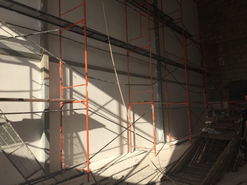 Камера для хранения и смешивания красок. Завод по производству дизельных двигателей Gevo для локомотивов, г. Астана (Казахстан)