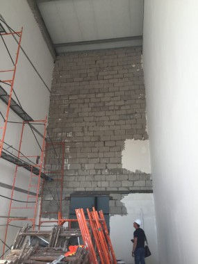 Камера для хранения и смешивания красок. Завод по производству дизельных двигателей Gevo для локомотивов, г. Астана (Казахстан)