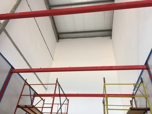 Камера для хранения и смешивания красок. Завод по производству дизельных двигателей Gevo для локомотивов, г. Астана (Казахстан)