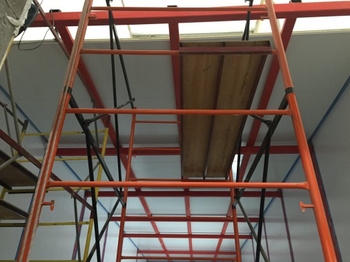 Камера для хранения и смешивания красок. Завод по производству дизельных двигателей Gevo для локомотивов, г. Астана (Казахстан)