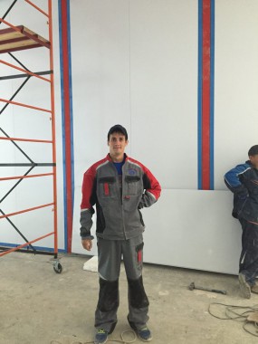 Камера для хранения и смешивания красок. Завод по производству дизельных двигателей Gevo для локомотивов, г. Астана (Казахстан)