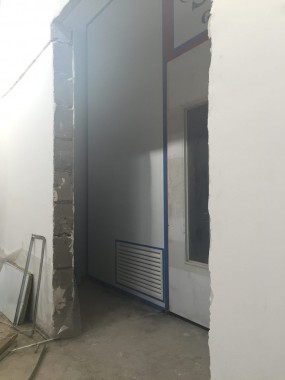 Камера для хранения и смешивания красок. Завод по производству дизельных двигателей Gevo для локомотивов, г. Астана (Казахстан)