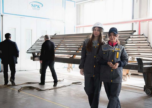 Окрасочно-сушильная камера для окраски металлоконструкций и ферм SPK 15.4.6. Италия