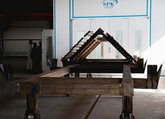 Окрасочно-сушильная камера для окраски металлоконструкций и ферм SPK 15.4.6. Италия