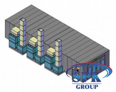 Окрасочно сушильная камера для труб SPK 18х6х3