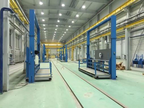 Технологическая линия на Заводе по производству дизельных двигателей GEVO