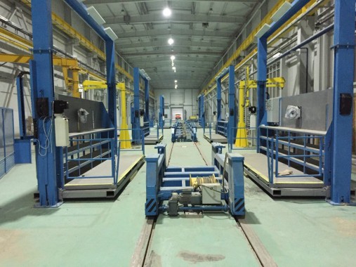 Технологическая линия на Заводе по производству дизельных двигателей GEVO