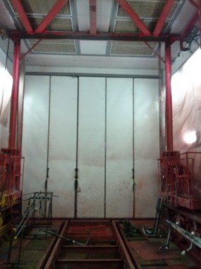 Модернизация окрасочно сушильной камеры для локомотивов SPK-22