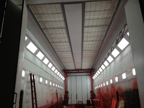 Модернизация окрасочно сушильной камеры для локомотивов SPK-22