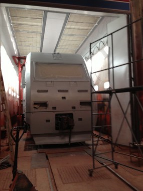 Модернизация окрасочно сушильной камеры для локомотивов SPK-22