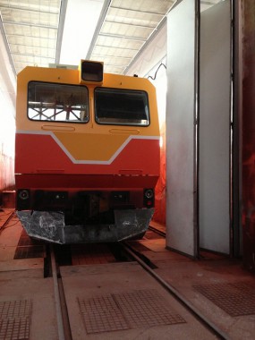 Модернизация окрасочно сушильной камеры для локомотивов SPK-22