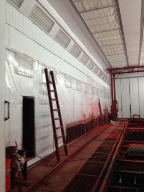 Модернизация окрасочно сушильной камеры для локомотивов SPK-22