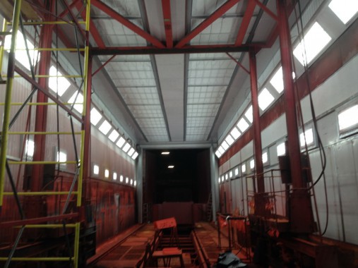 Модернизация окрасочно сушильной камеры для локомотивов SPK-22