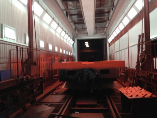 Модернизация окрасочно сушильной камеры для локомотивов SPK-22