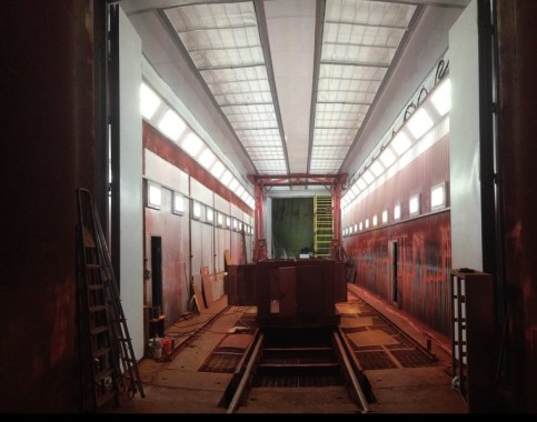 Модернизация окрасочно сушильной камеры для локомотивов SPK-22