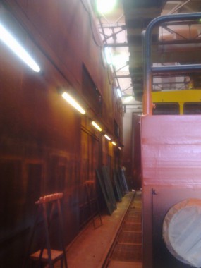 Модернизация окрасочно сушильной камеры для локомотивов SPK-22