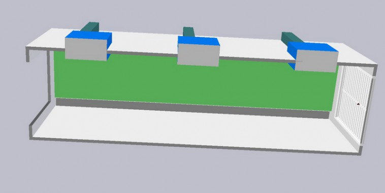 Модернизация окрасочно сушильной камеры для локомотивов SPK-22