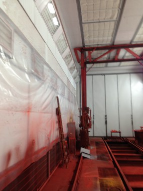 Модернизация окрасочно сушильной камеры для локомотивов SPK-22