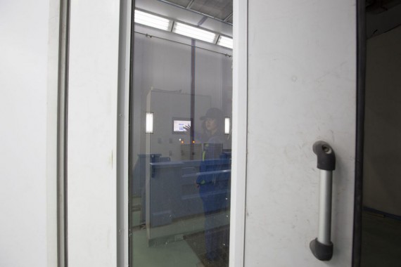 Окрасочно-сушильная камера для дизельных двигателей. Завод по производству дизельных двигателей "Астана Дизель Сервис", Астана (Казахстан)