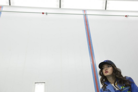 Окрасочно-сушильная камера для дизельных двигателей. Завод по производству дизельных двигателей "Астана Дизель Сервис", Астана (Казахстан)