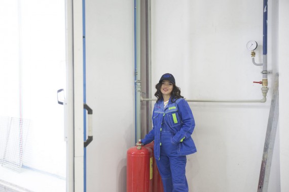 Окрасочно-сушильная камера для дизельных двигателей. Завод по производству дизельных двигателей "Астана Дизель Сервис", Астана (Казахстан)