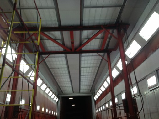 Модернизация окрасочно сушильной камеры для локомотивов SPK-22