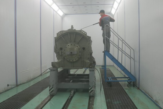 Обитаемая моечно-сушильная камера тупикового типа SPK-МА 15.5.5