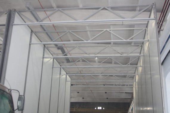 Покрасочно-сушильная камера для локомотивов для Музея РЖД г. Екатеринбург