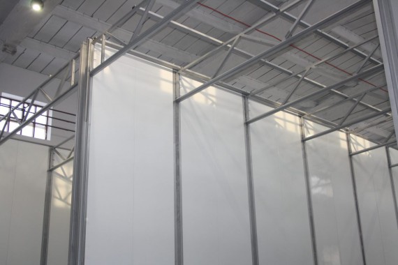 Покрасочно-сушильная камера для локомотивов для Музея РЖД г. Екатеринбург