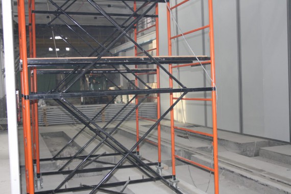 Дробеструйная камера для жд вагонов. Музей РЖД в г. Екатеринбург