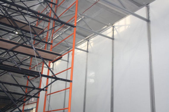 Дробеструйная камера для жд вагонов. Музей РЖД в г. Екатеринбург