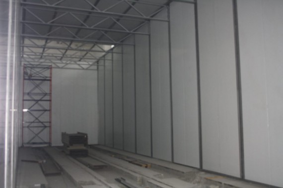 Покрасочно-сушильная камера для локомотивов для Музея РЖД г. Екатеринбург