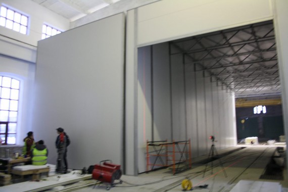 Покрасочно-сушильная камера для локомотивов для Музея РЖД г. Екатеринбург