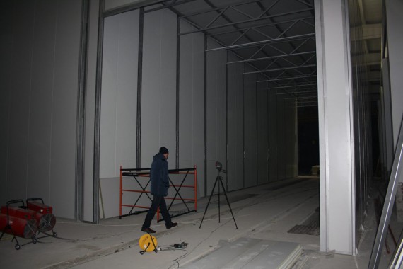 Покрасочно-сушильная камера для локомотивов для Музея РЖД г. Екатеринбург