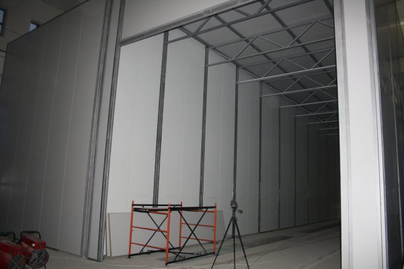 Покрасочно-сушильная камера для локомотивов для Музея РЖД г. Екатеринбург