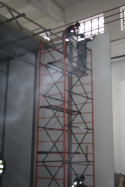 Покрасочно-сушильная камера для локомотивов для Музея РЖД г. Екатеринбург