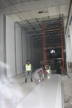 Покрасочно-сушильная камера для локомотивов для Музея РЖД г. Екатеринбург